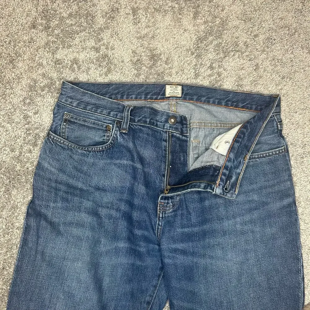 J.Crew Jeans 34/32 100% Cotton Vintage Slim